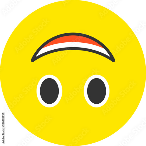 Upside-Down Face Icon