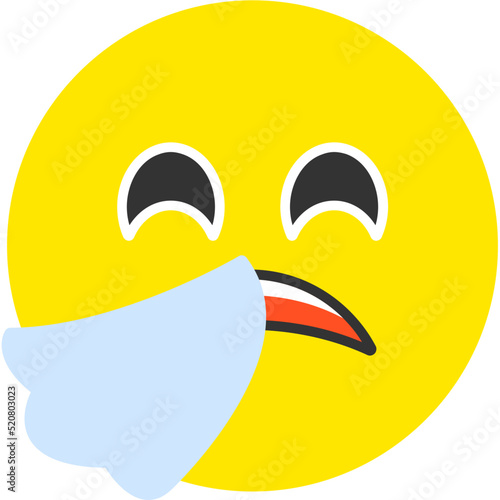 Sneezing Face Icon
