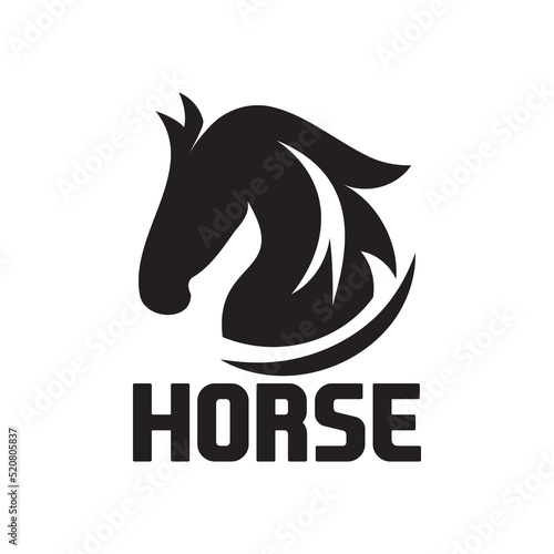 horse Logo design vector template. Animals Logotype concept icon