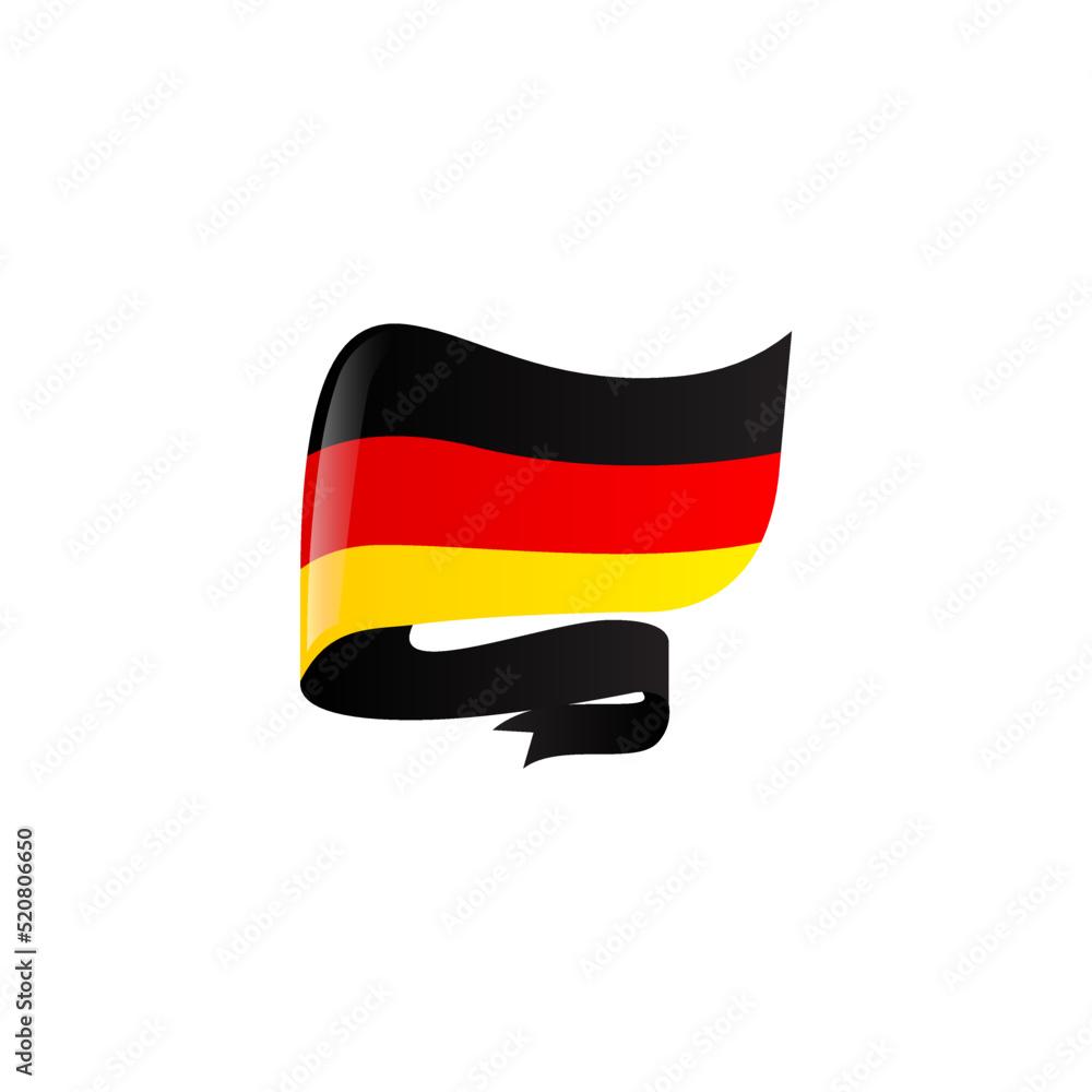 Banner ribbon flag of germany Banner ribbon flag of germany