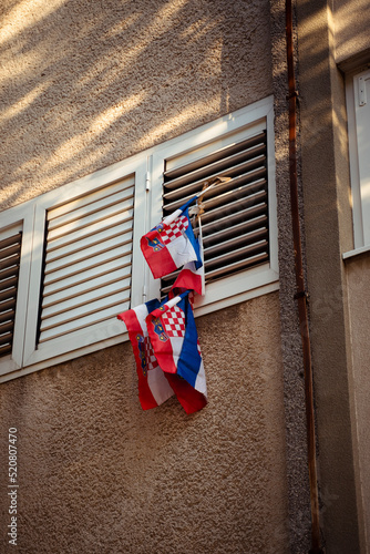 Kroatien, Split, Fahne photo