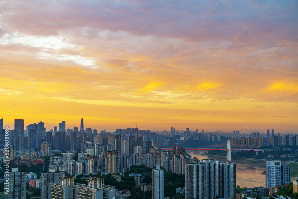 Fototapeta premium The beautiful city of Chongqing，china