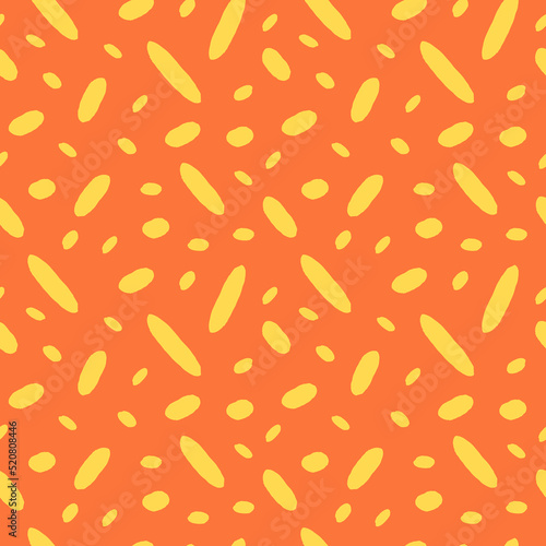 Seamless pattern with brush strokes elements Vector illustration