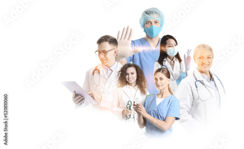 Collage with different doct...