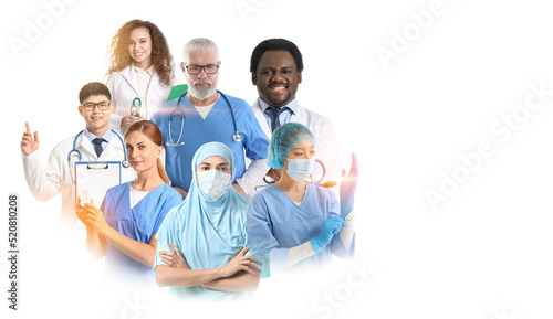 Collage with different doct...