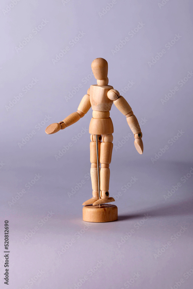 Wooden model of a human figure for drawing_7 Wooden model of a human figure for drawing_7