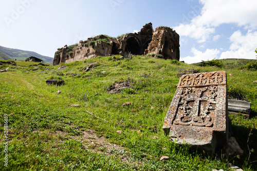 dilapidated christian temple in armenia