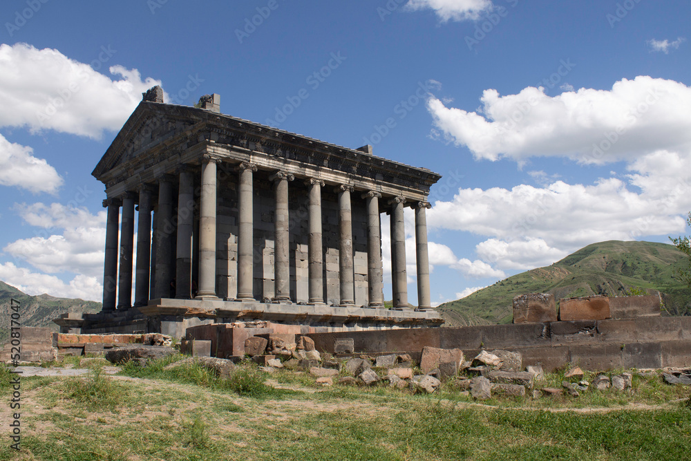 The Garni Temple built in the Greco-Roman style in the Ionic order is the main symbol of tourism and the pre-Christian era in the history of Armenia