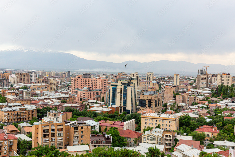 View over the city of Yerevan, capital of Armenia