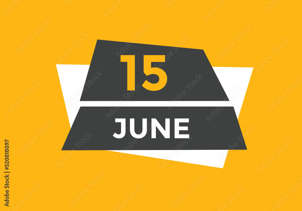 june 15 Calendar icon Design. Calendar Date 15th june. Calendar template
june 15 Calendar icon Design. Calendar Date 15th june. Calendar template