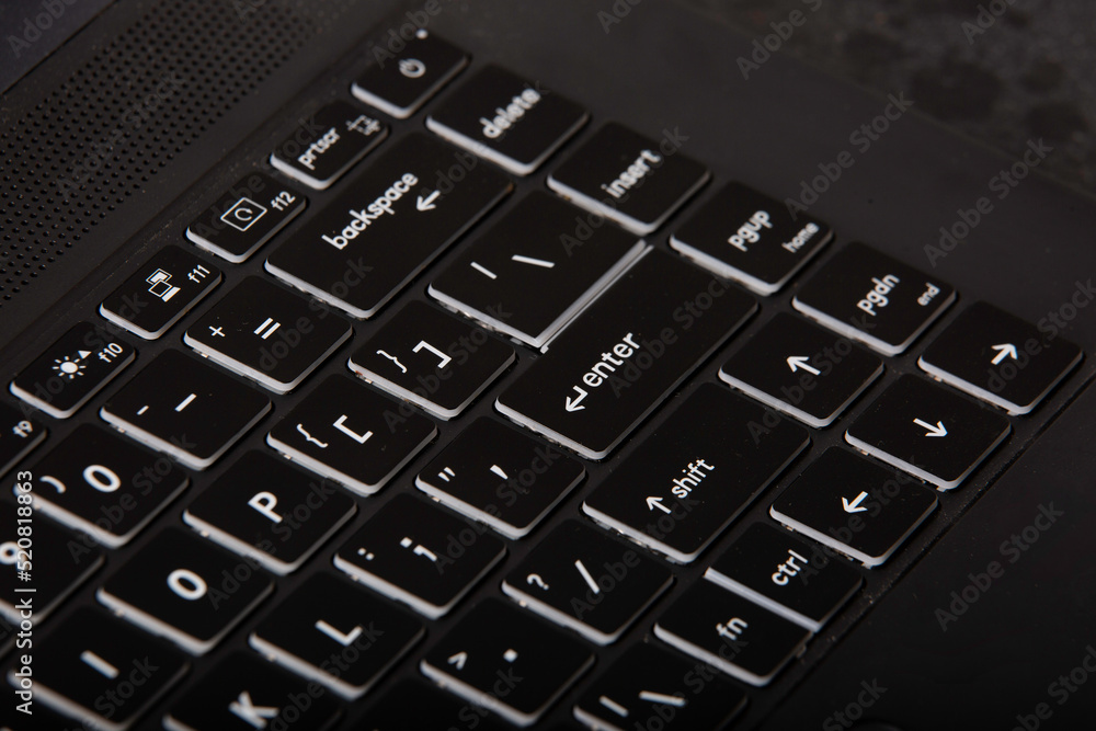 laptop keyboard modern laptop closeup laptop keyboard modern laptop closeup