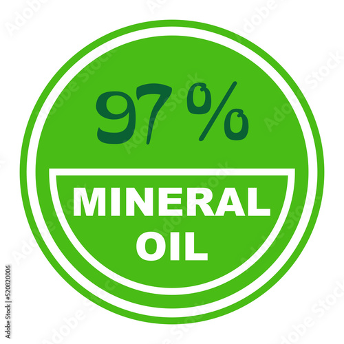 97% percentage mineral oil