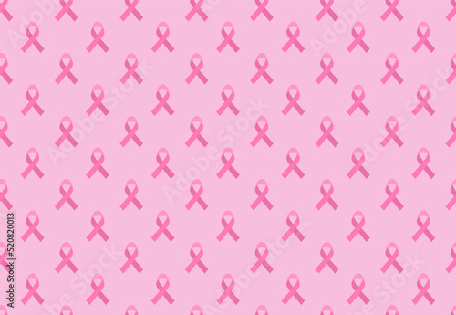 Breast cancer awareness seamless pattern background. design. Vector. Illustration.