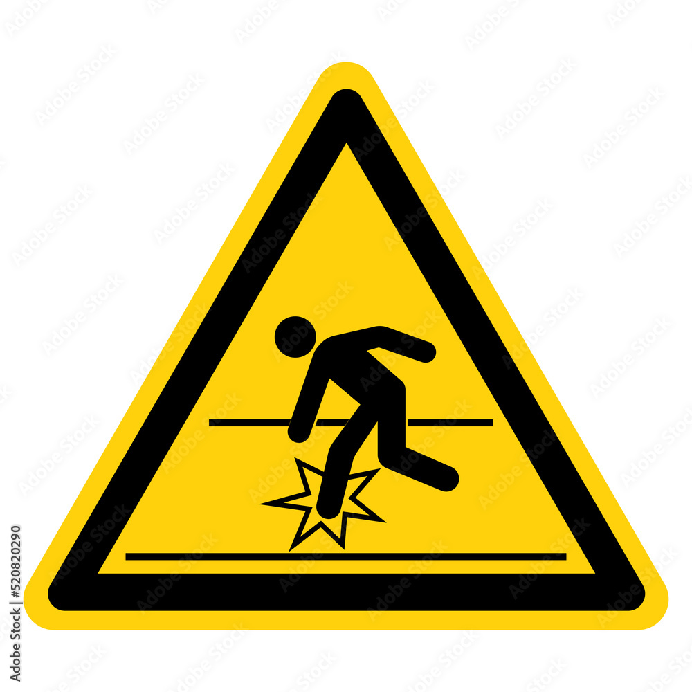 Unsafe Roof Keep Off Symbol Sign, Vector Illustration, Isolated On White Background Label. EPS10 Unsafe Roof Keep Off Symbol Sign, Vector Illustration, Isolated On White Background Label. EPS10