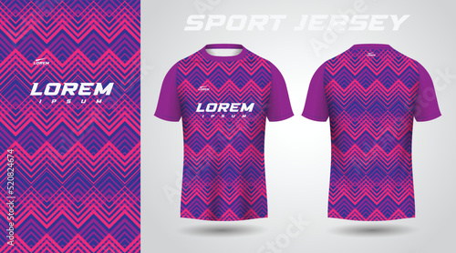 purple shirt sport jersey design