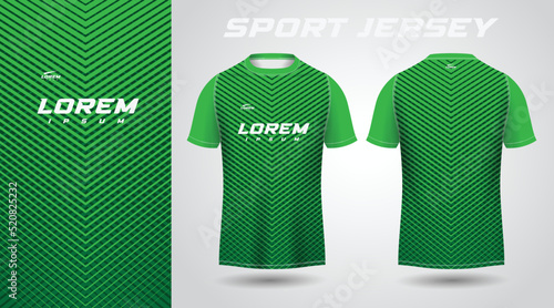 green shirt sport jersey design