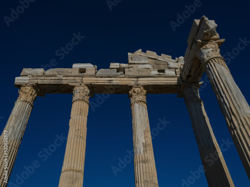Temple of Apollo in Side, Antalya, Turkey