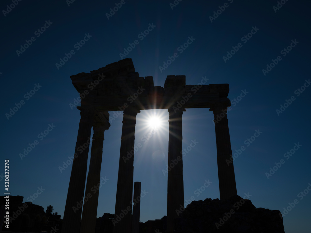 Fototapeta premium Temple of Apollo in Side, Antalya, Turkey