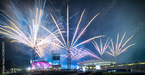 Birmingham 2022 Comonwealth Games Opening Cerimony Fireworks Display