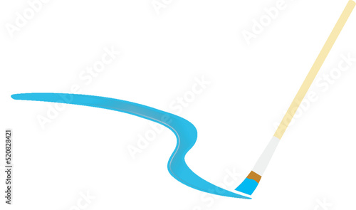 絵筆のイラスト