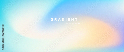 Fotografie, Obraz Abstract gradient colorful background with grainy texture