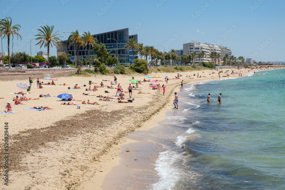 palacio de congresos, playa de Can Pere Antoni, Palma, Mallorca, balearic islands, Spain