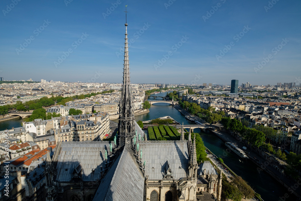 Cathédrale Notre Dame, sede de la archidiócesis de París, Paris, France,Western Europe