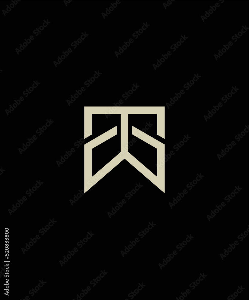 A name logo with an abstract shape made from the arrangement of letters and becomes a name GTG Initial A name logo with an abstract shape made from the arrangement of letters and becomes a name GTG Initial