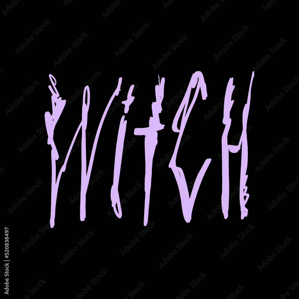 Freaky font Witch lettering. Underground trippy psychedelics trendy cool typographic art print. Perfect for t-shirt, hoodie and more things. Hand drawn distressed style text. Freaky font Witch lettering. Underground trippy psychedelics trendy cool typographic art print. Perfect for t-shirt, hoodie and more things. Hand drawn distressed style text.