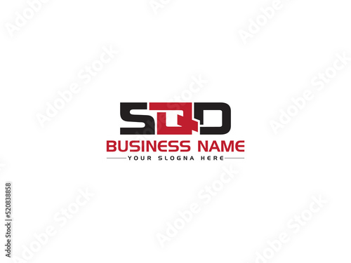 Initial SQD Logo Letter Vector, Creative SQ s q d Logo Icon Vector Symbol Design For Any Type Of Your Business Or Brand photo