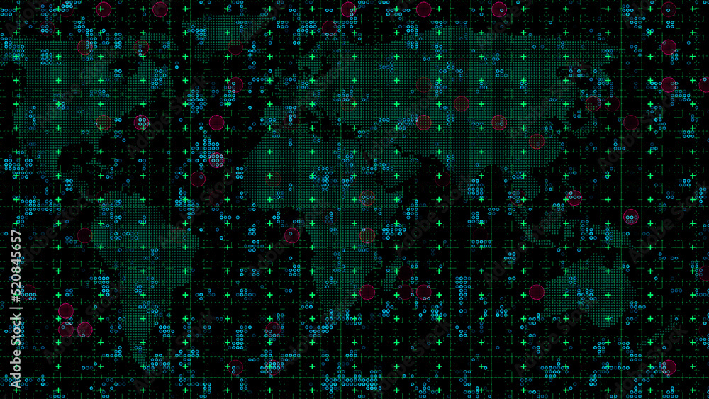 Technology news background animation. Technology news background animation.