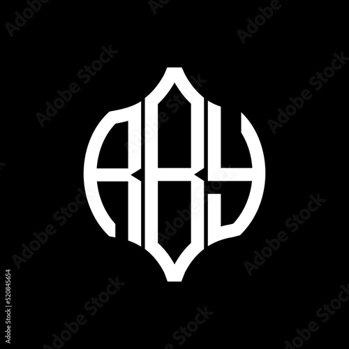RBY letter logo. RBY best black background vector image. RBY Monogram logo design for entrepreneur and business.
