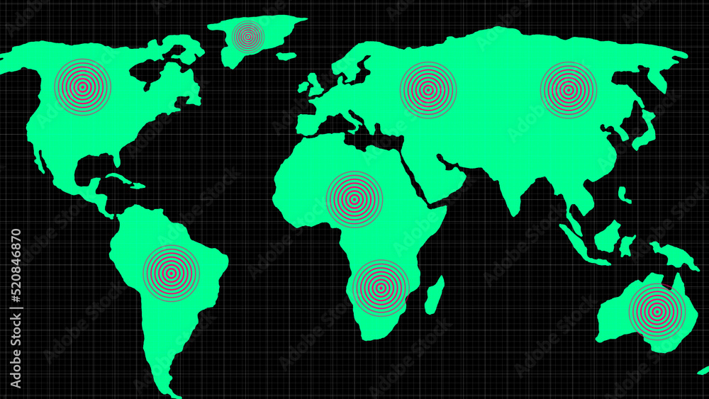 World Pin Point Location Map illustration. World Pin Point Location Map illustration.