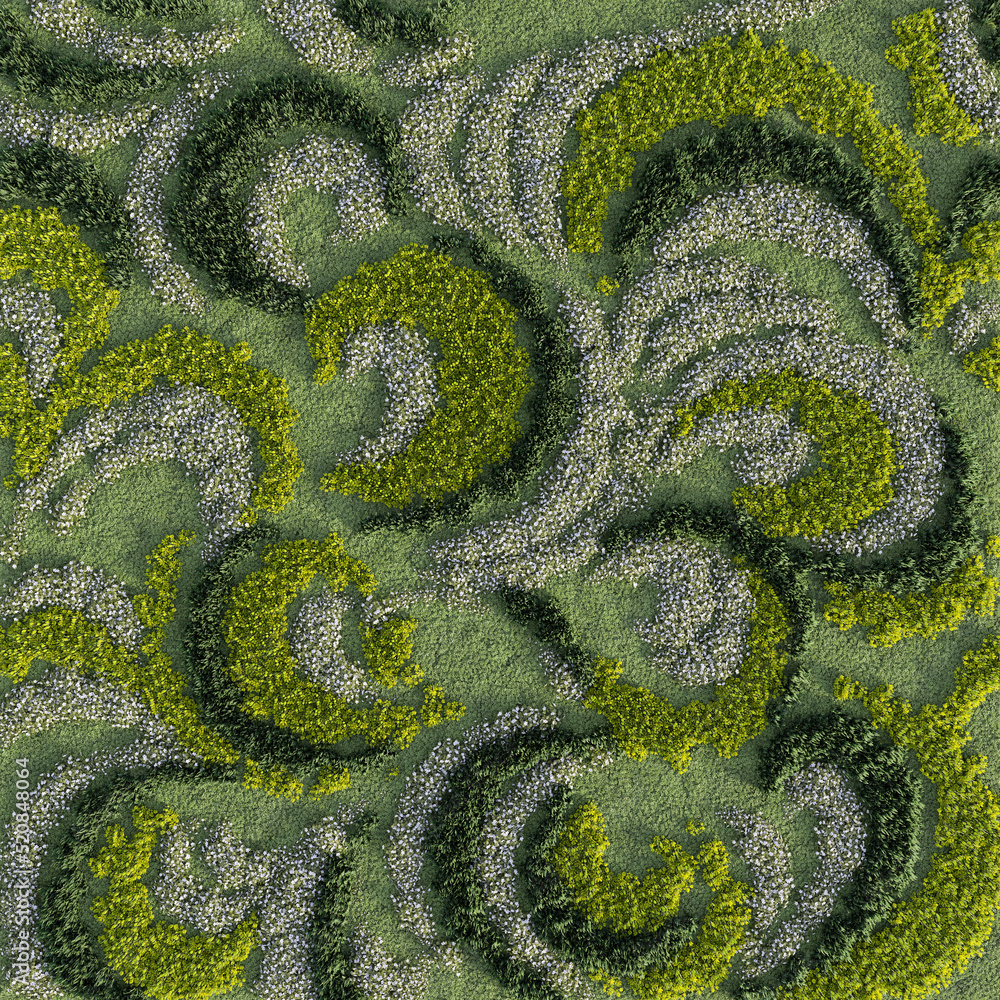 Planting Background Pattern Plant wall. Pattern of vegetative background from leaves and plants ...