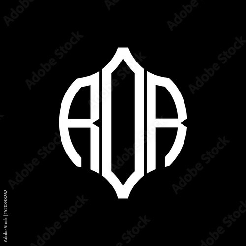 ROR letter logo. ROR best black background vector image. ROR Monogram logo design for entrepreneur and business.
