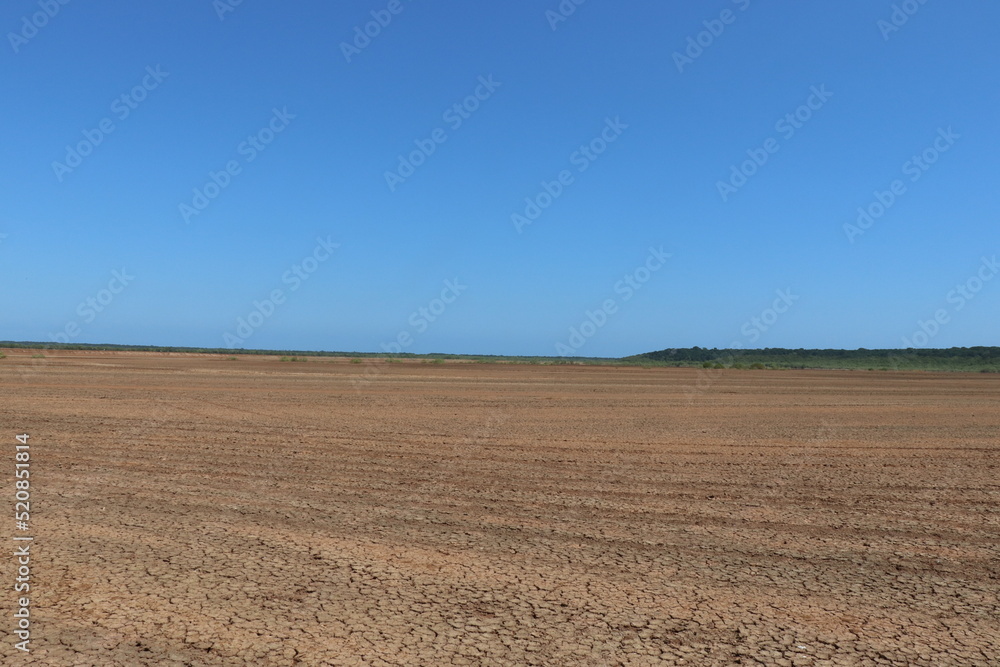 Desierto árido  en verano