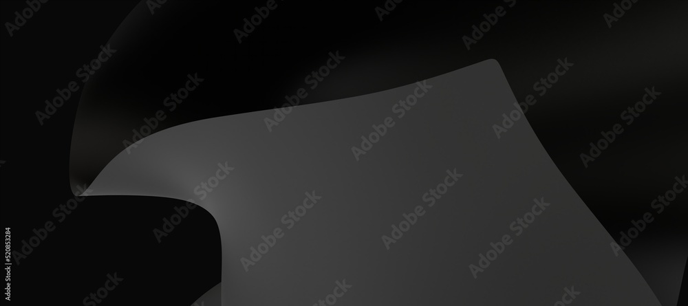 Splash fluid. 3d illustration, 3d rendering.