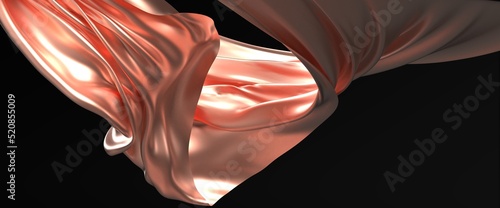 3D render of Gold Cloth abs...