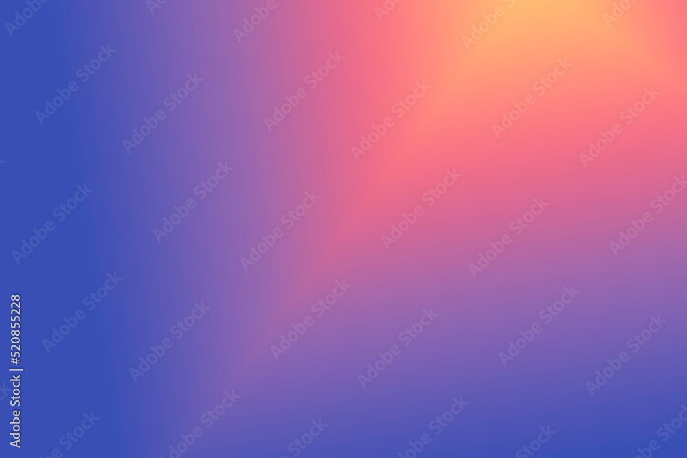 Smooth and blurry colorful gradient mesh background. Easy editable soft colored banner template.