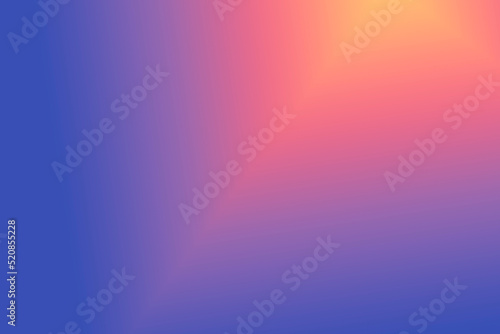 Smooth and blurry colorful gradient mesh background. Easy editable soft colored banner template.