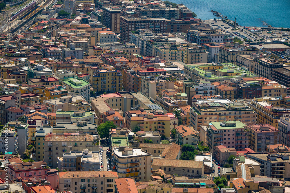 View of Salerno from above