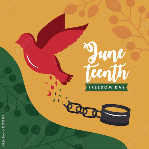 juneteenth freedom day poster