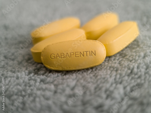 Gabapentin yellow tablet