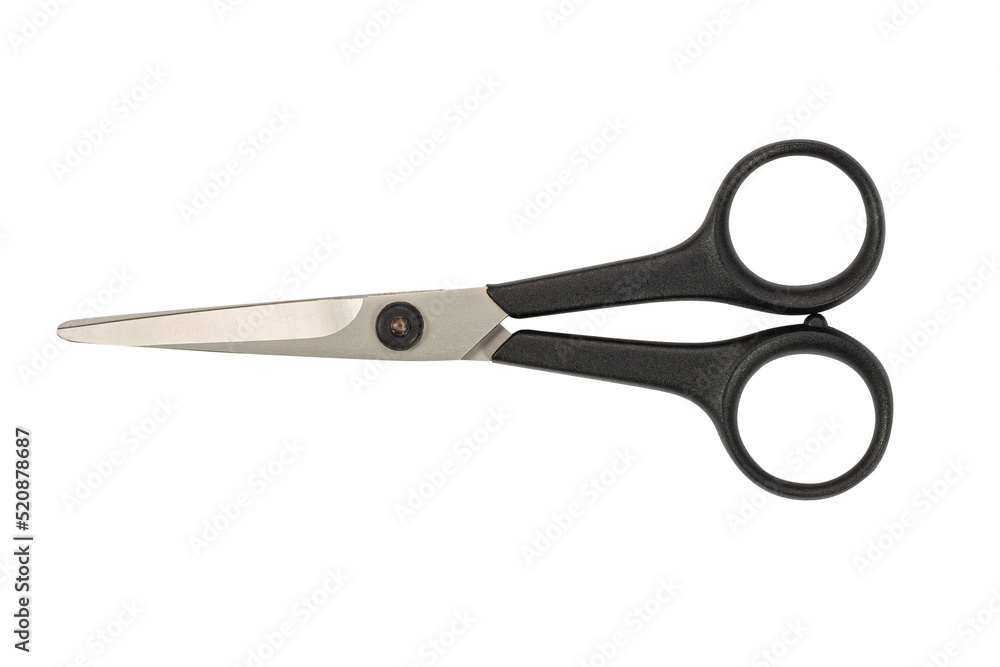 Hair cutting scissors isolated on white Hair cutting scissors isolated on white