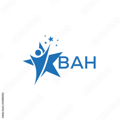 BAH Letter logo  white background .BAH Business finance logo design vector image  in illustrator .BAH  letter logo design for entrepreneur and business.

