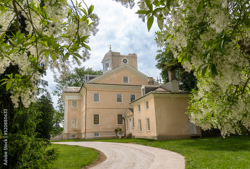 Hampton National Historic Site in Towson, Maryland. Hampton Mansion, a