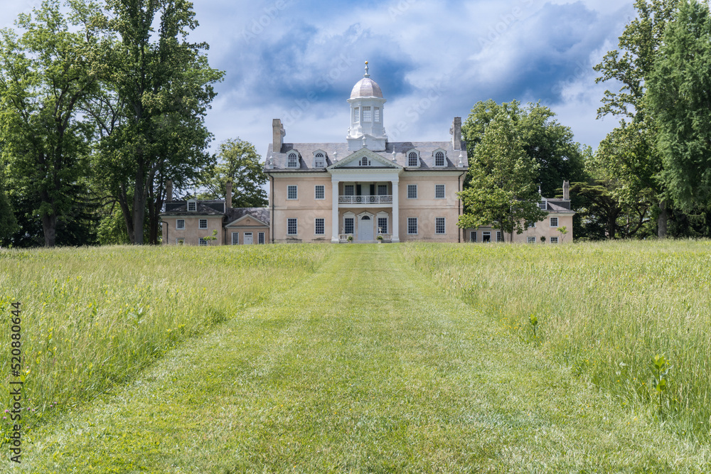 Hampton National Historic Site in Towson, Maryland. Hampton Mansion, a