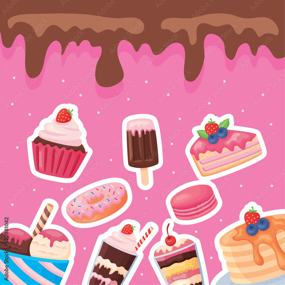sweet desserts with chocolate sweet desserts with chocolate