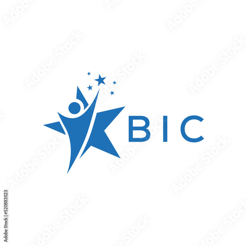 BIC Letter logo  white background .BIC Business finance logo design vector image  in illustrator .BIC  letter logo design for entrepreneur and business.
