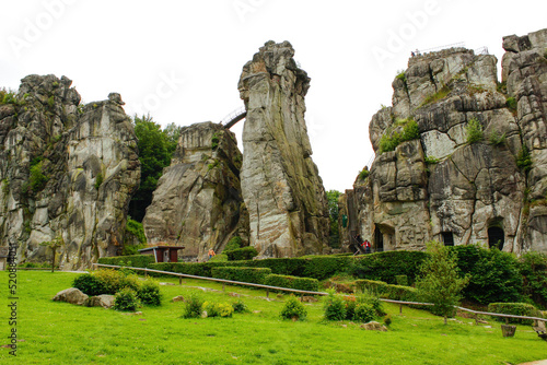 Externsteine in Teutoburg Forest, Germany